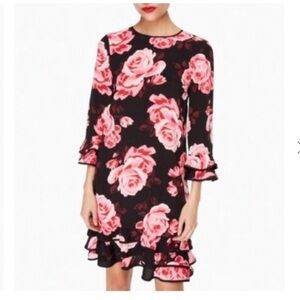 Kate spade floral shift dress size small